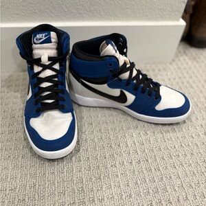 Nike Royal Blue and White Sneakers